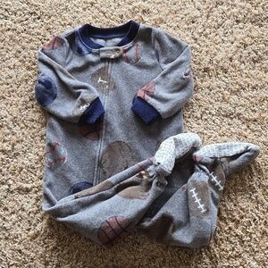 Carter's fleece sleeper, 12months
